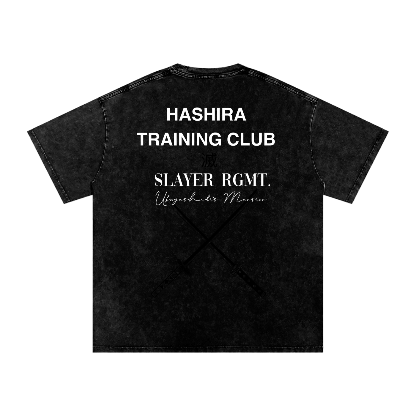 HASHIRA TRAINING CLUB TEE - CHARCOAL