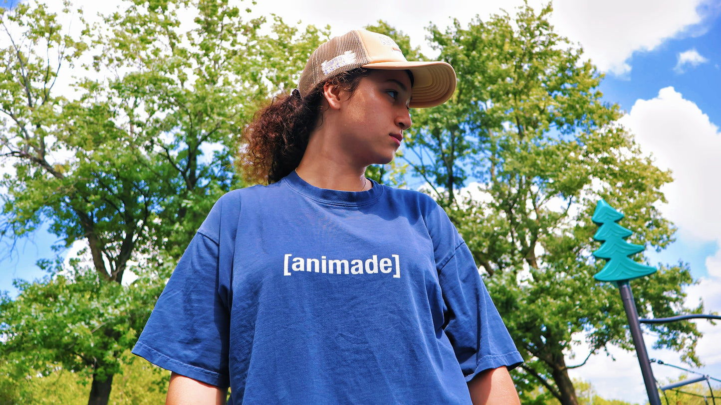 OG LOGO OVERSIZED TEE - DARK GREY