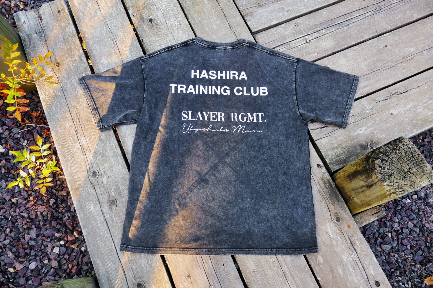 HASHIRA TRAINING CLUB TEE - CHARCOAL