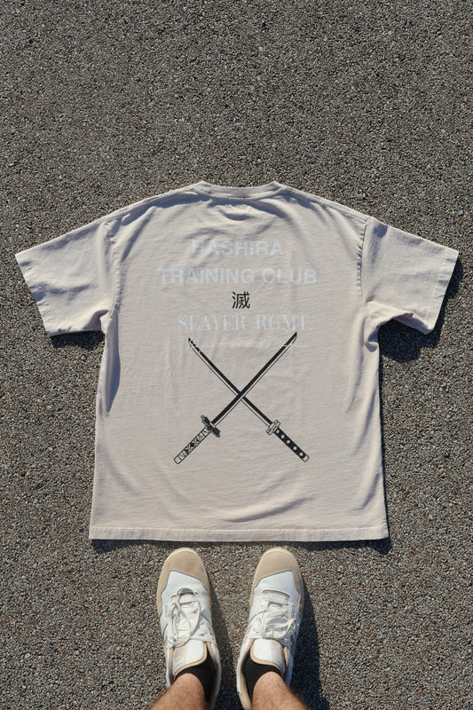 HASHIRA TRAINING CLUB TEE - SAND