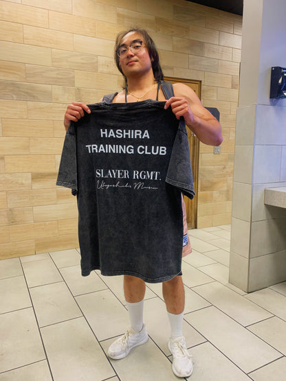 HASHIRA TRAINING CLUB TEE - CHARCOAL