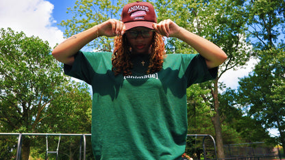 OG LOGO OVERSIZED TEE - FOREST GREEN